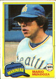 1981 Topps Baseball Cards      076      Mario Mendoza
